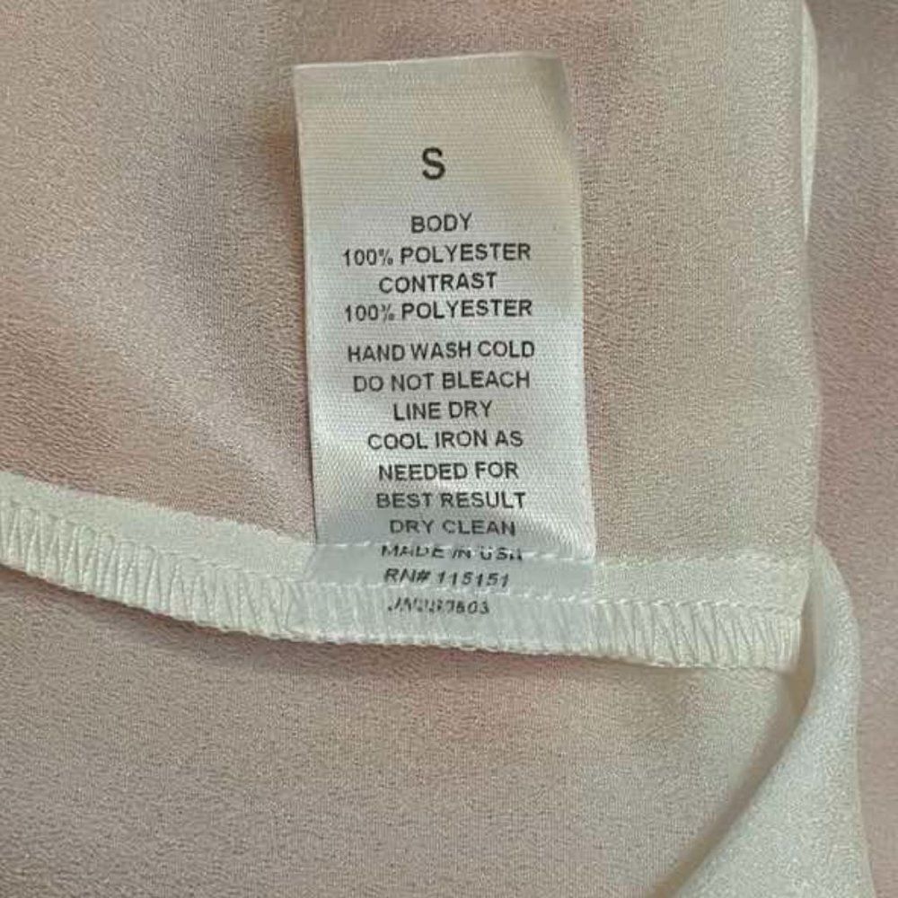 Jaye.e.Short orange and white A-line  sleeve dress size S - Picture 6 of 12